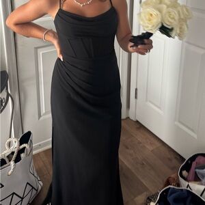 Elegant Black Evening Gown